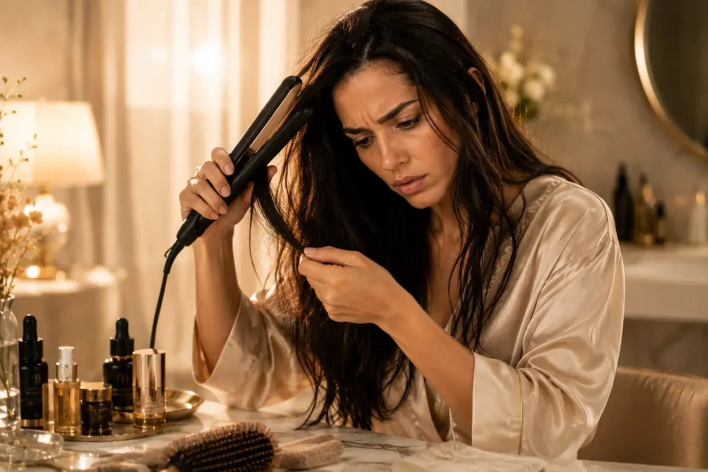 erreurs qui fragilisent les cheveux